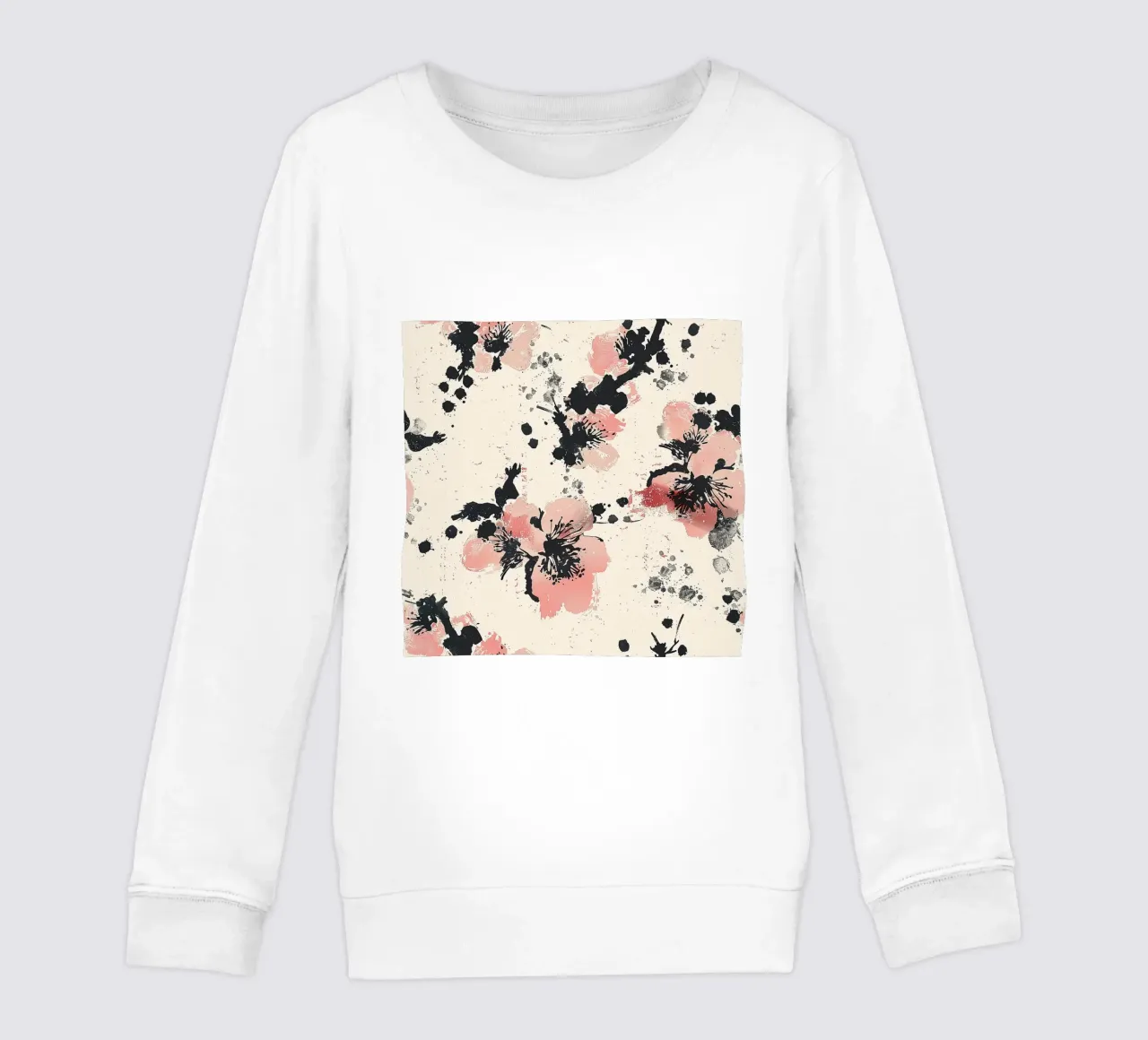 Sakura Serenity felpa bambino da Botanical Pattern House
