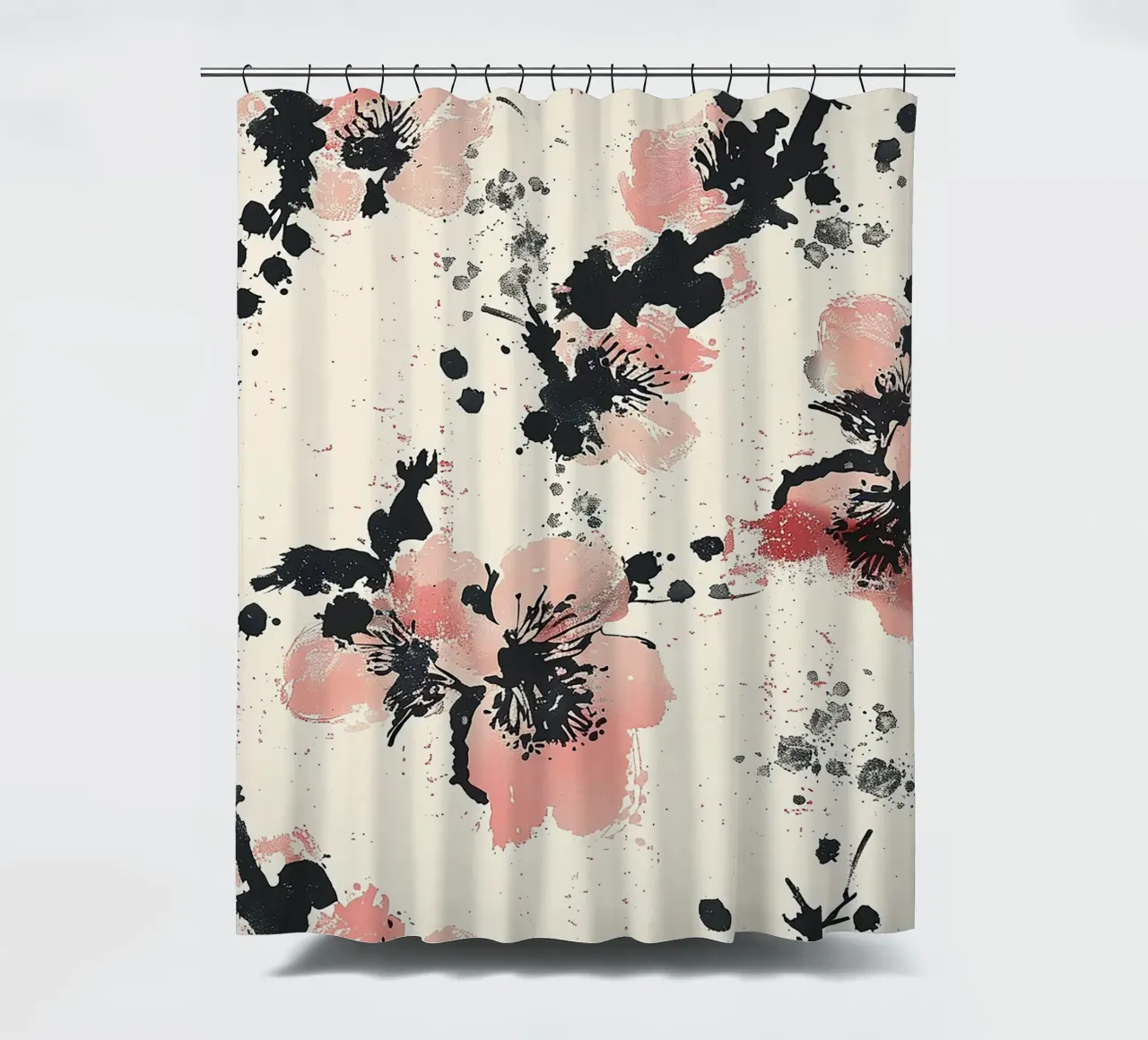 Sakura Serenity tenda da doccia da Botanical Pattern House