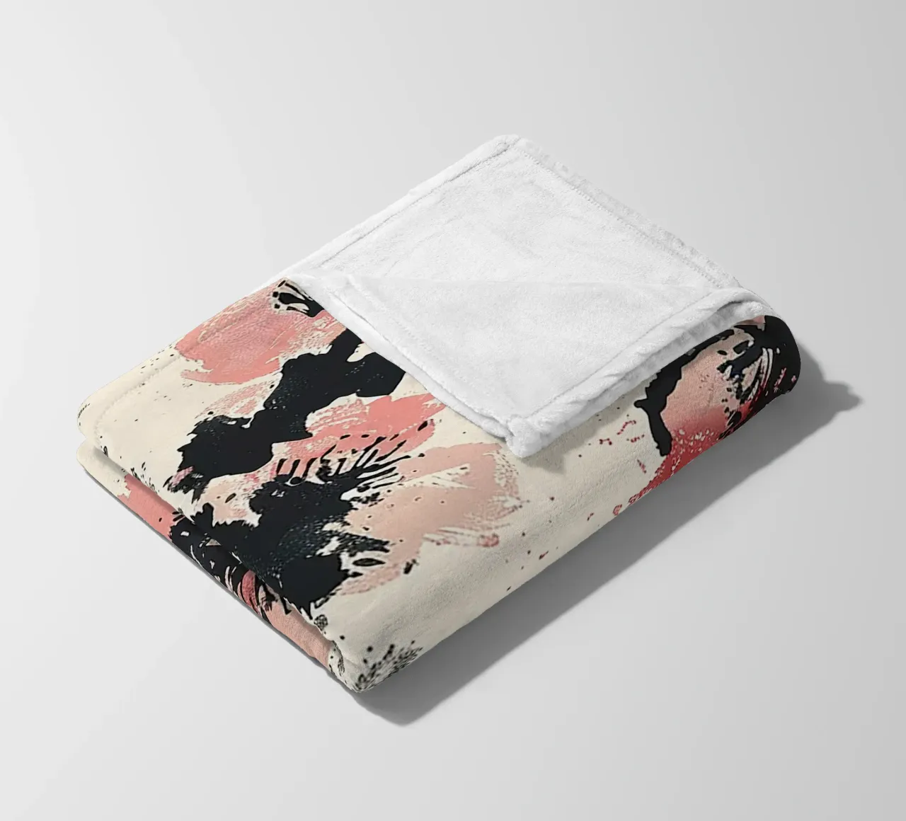 Sakura Serenity coperta in pile da Botanical Pattern House