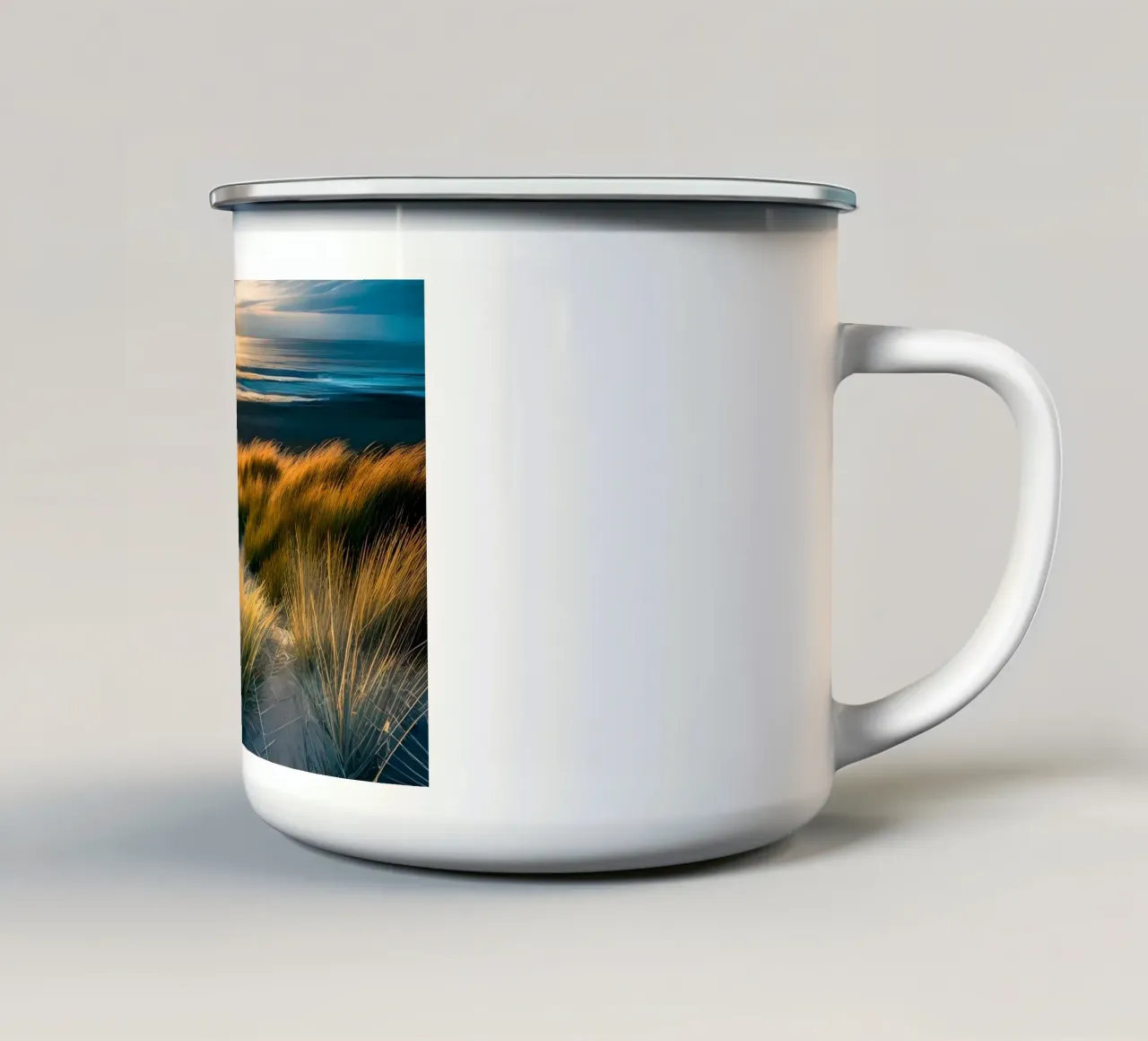 Dünengras und Meer tazza in smalto da kosinsart.gallery