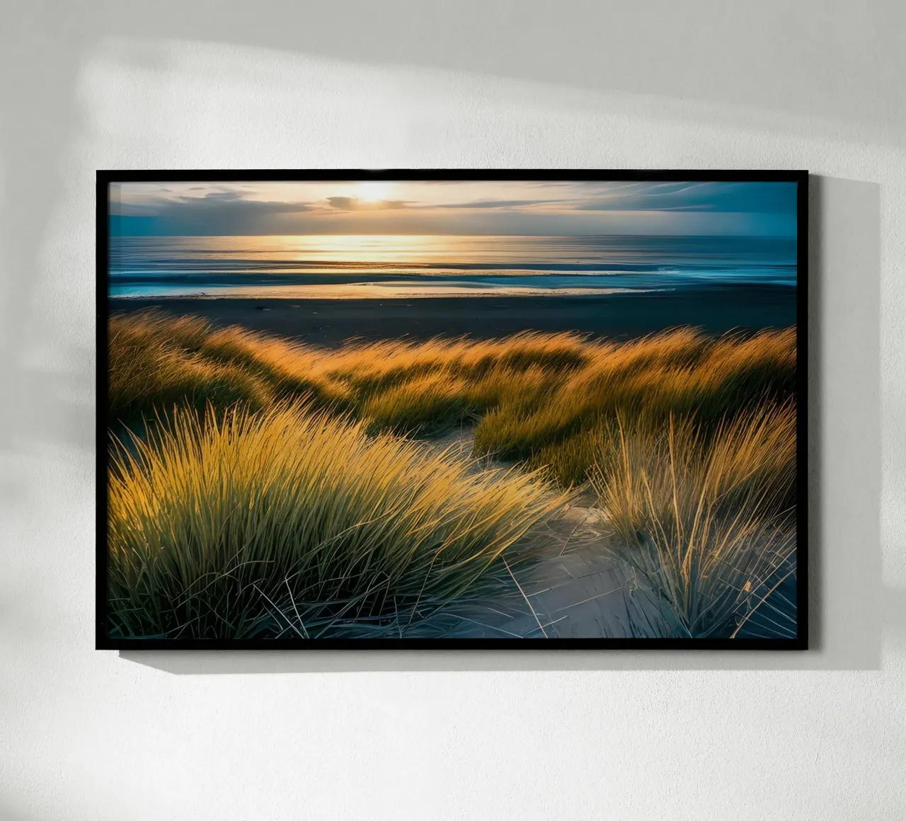 Dünengras und Meer hahnemühle de kosinsart.gallery