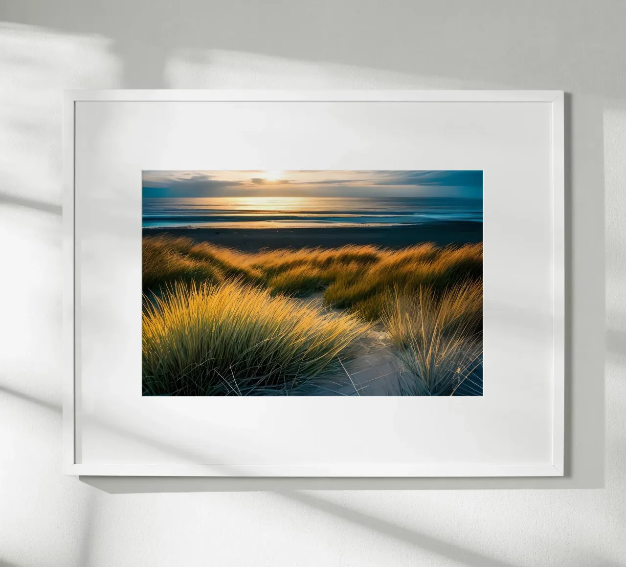 Dünengras und Meer hahnemühle de kosinsart.gallery