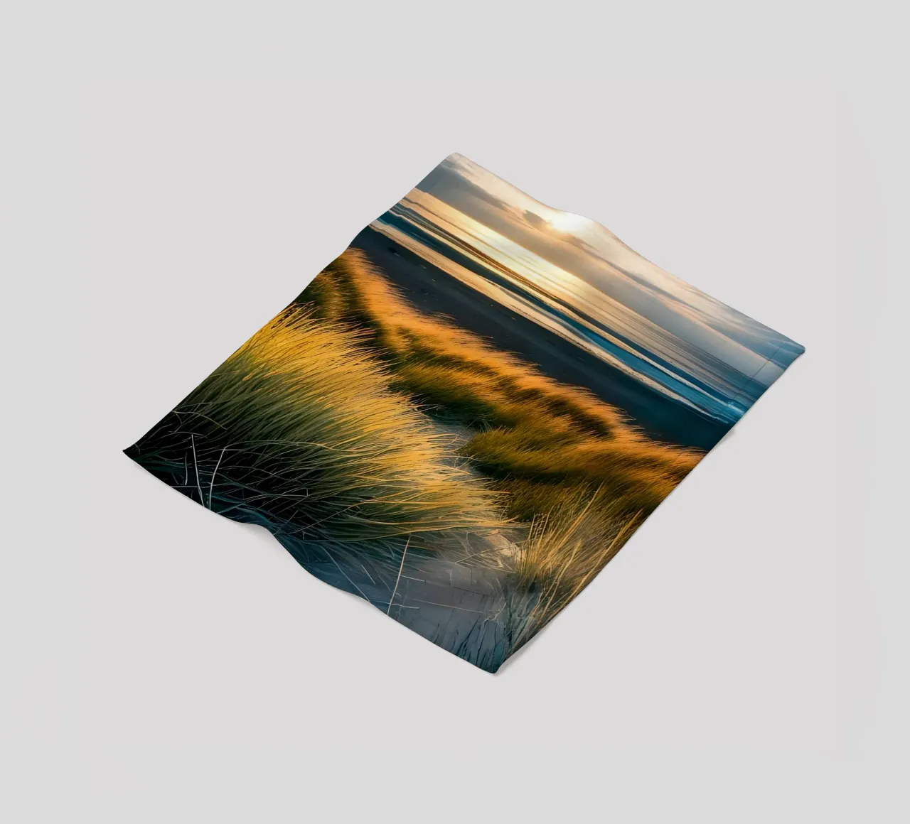 Dünengras und Meer coperta in pile da kosinsart.gallery
