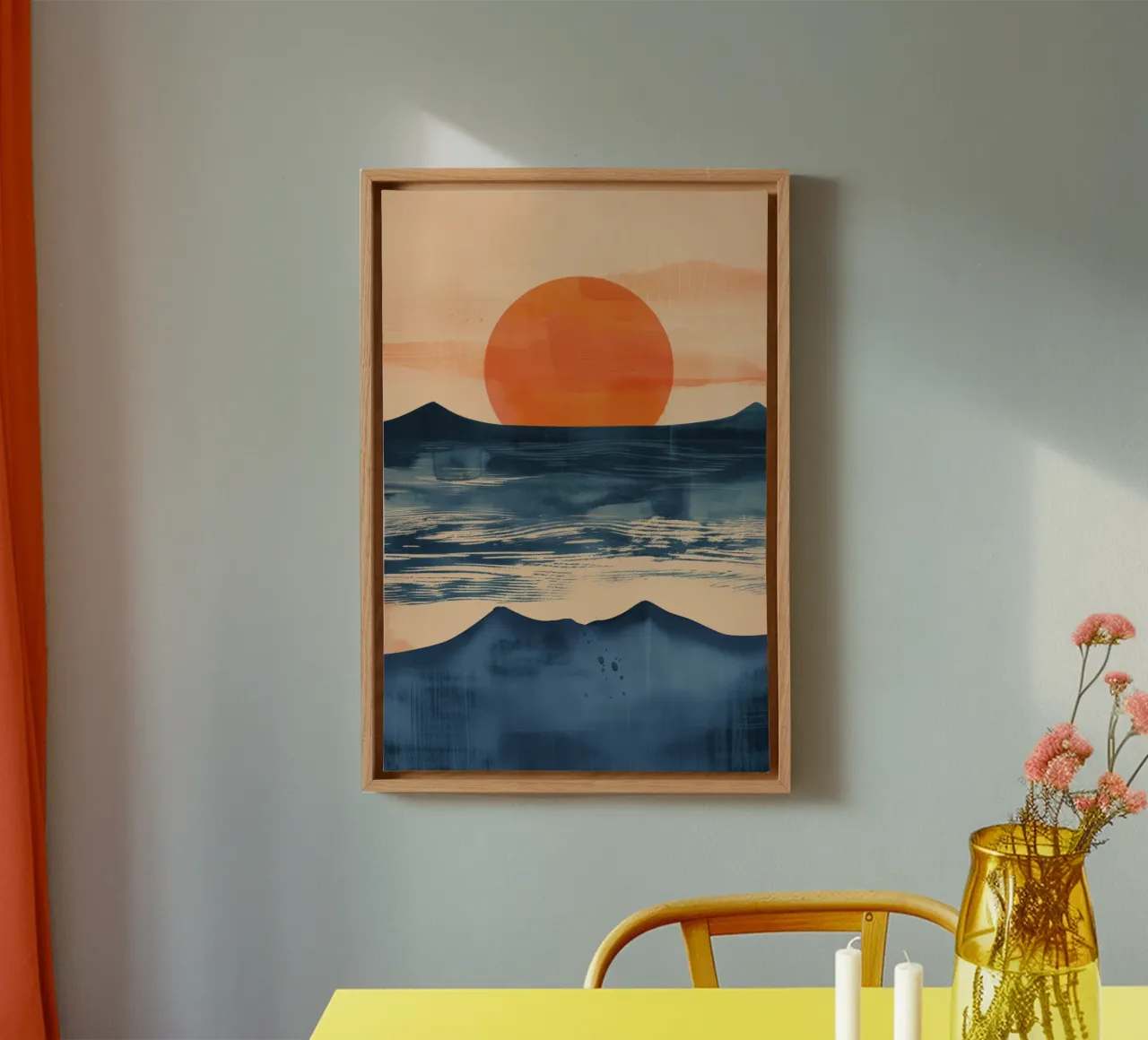 Zonsondergang canvas by Imagine