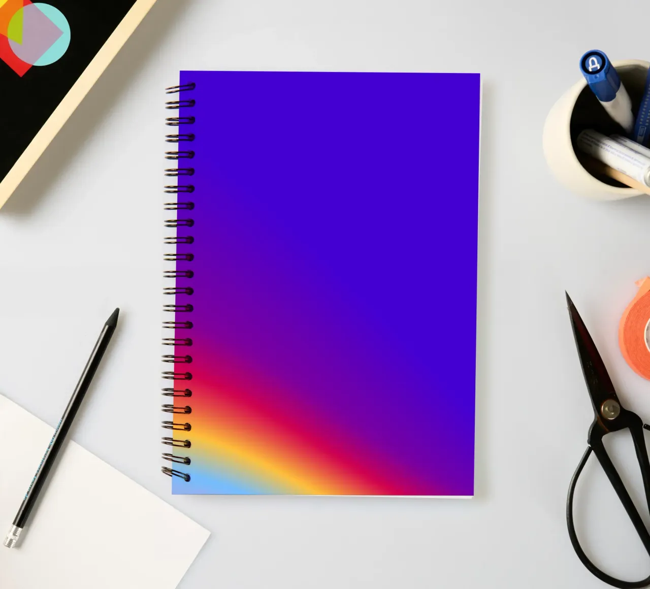 MULTI-ORGASMIC WAVES spiral notebook by ÂME LIBRE STUDIO