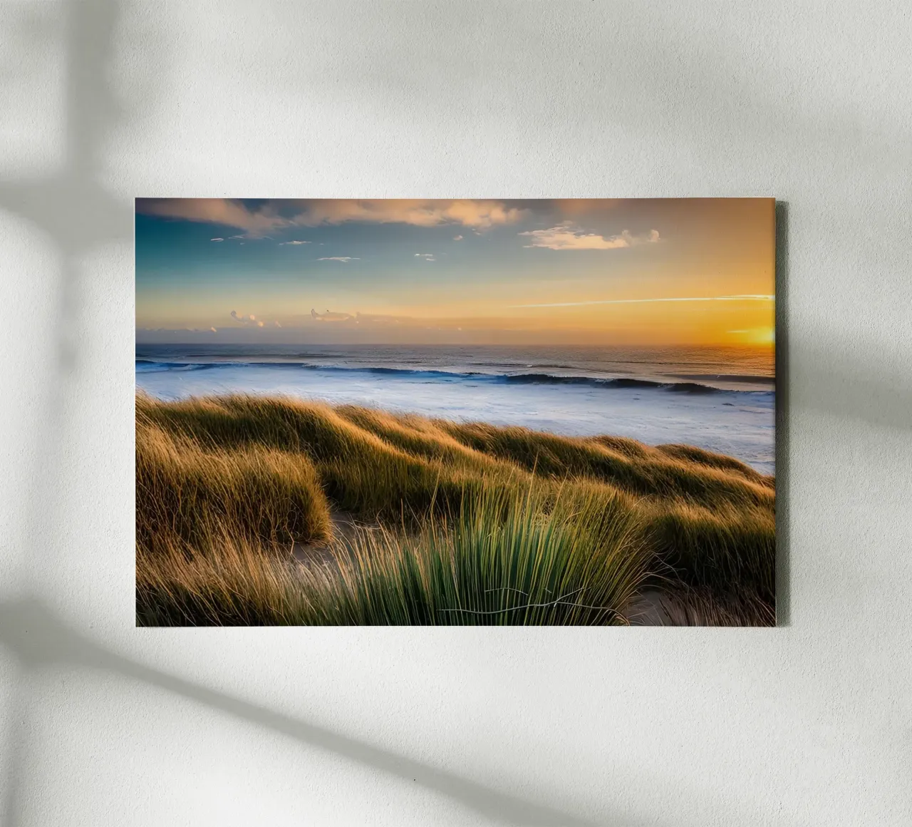 Goldene Stunde am Meer tela con Cornice a cassetta da kosinsart.gallery