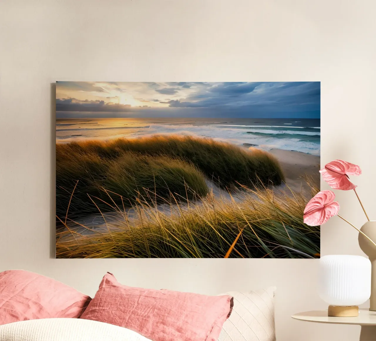 Abendstimmung am Meer tela con Cornice a cassetta da kosinsart.gallery