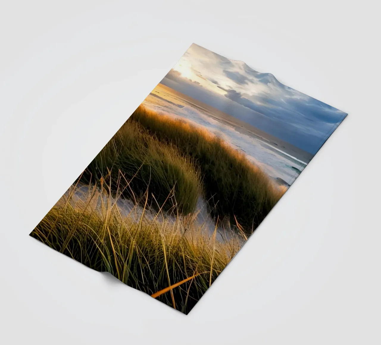 Abendstimmung am Meer coperta in pile da kosinsart.gallery