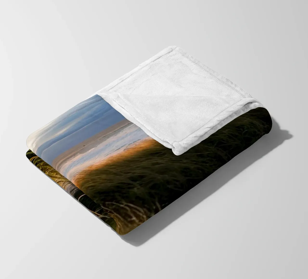 Abendstimmung am Meer coperta in pile da kosinsart.gallery
