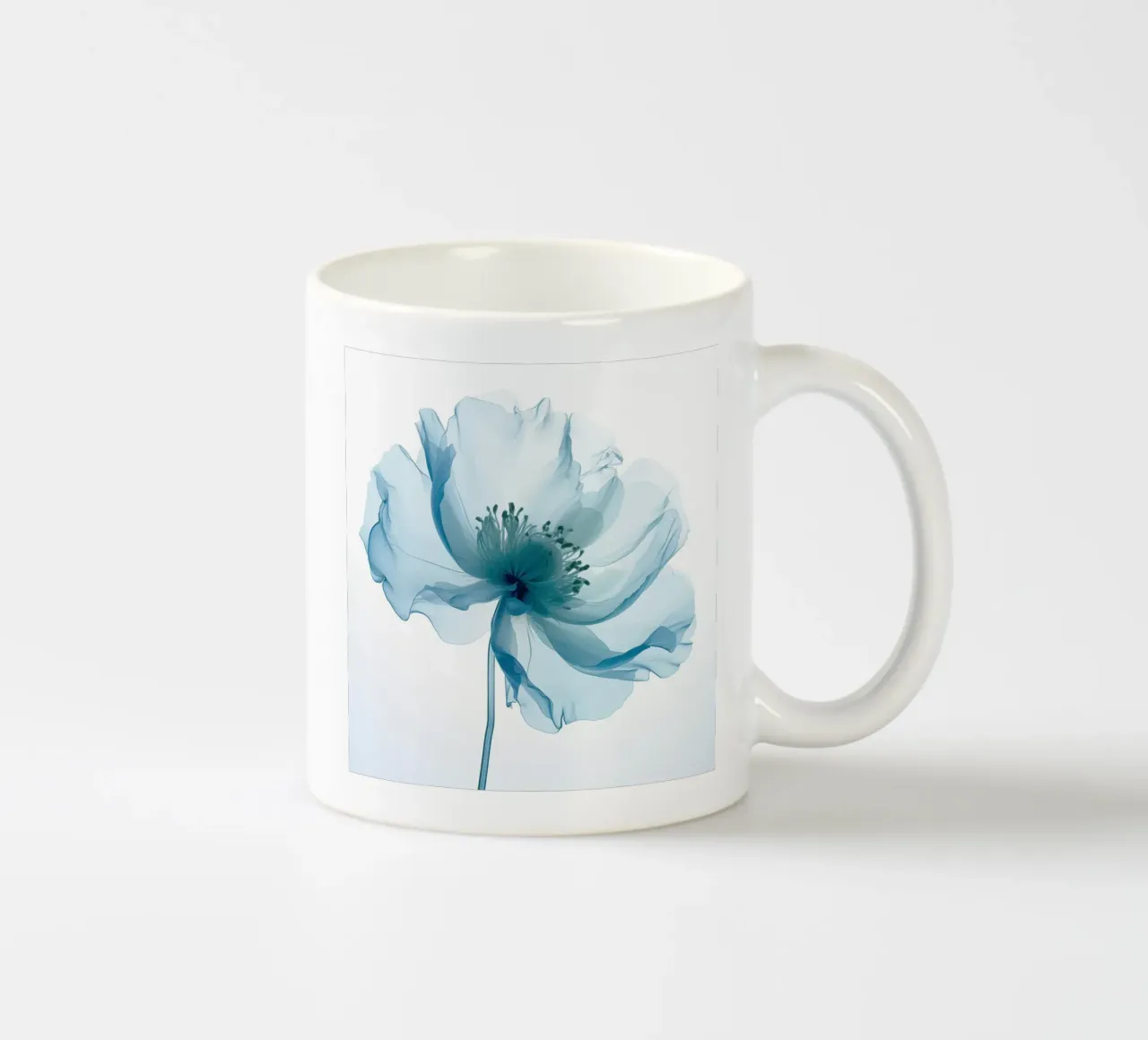 Fiore blu tazza in ceramica da Imagine