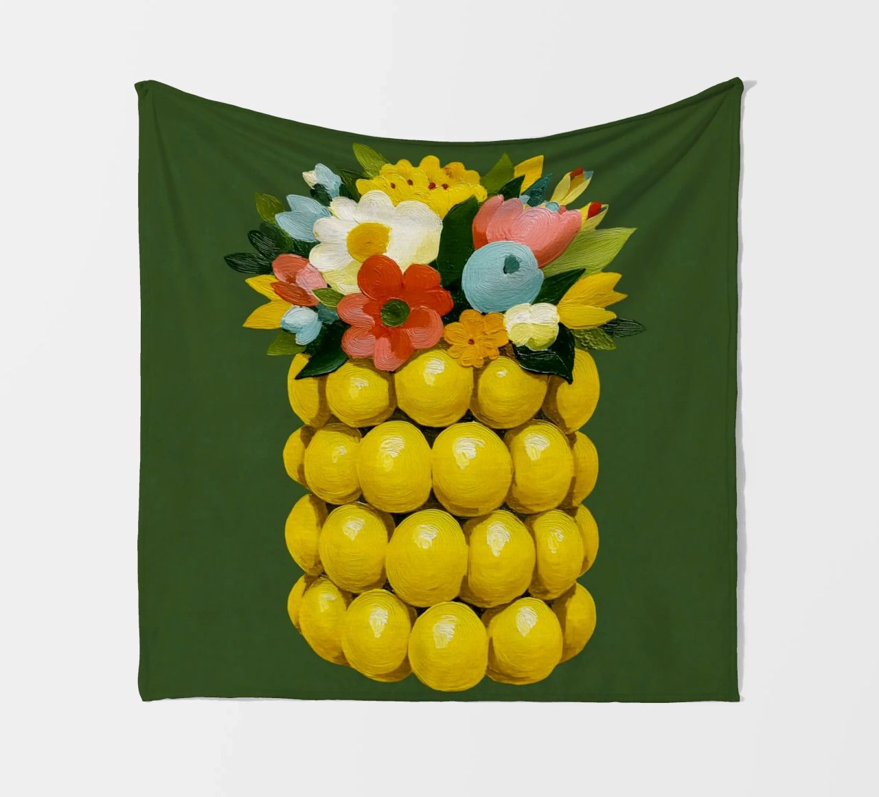 Zitronenvase Chic coperta in pile da Carinaprint