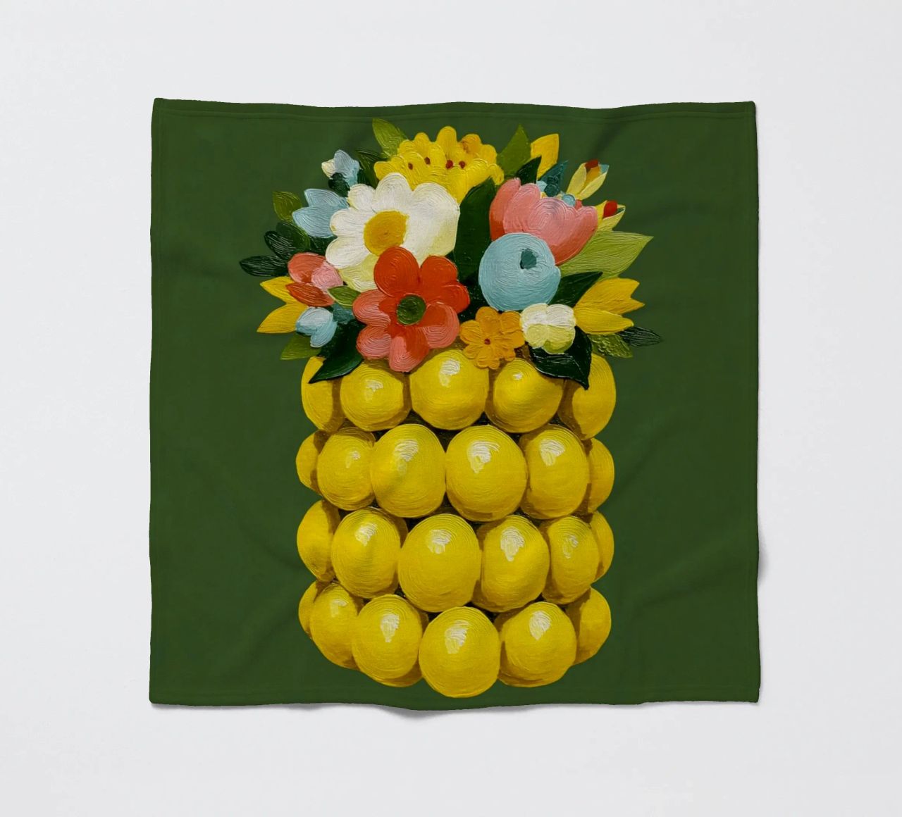 Zitronenvase Chic coperta in pile da Carinaprint
