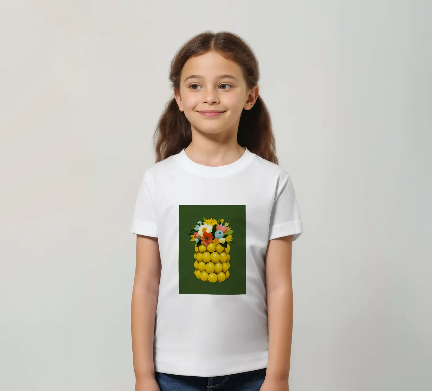 Zitronenvase Chic t-shirt bambini da Carinaprint