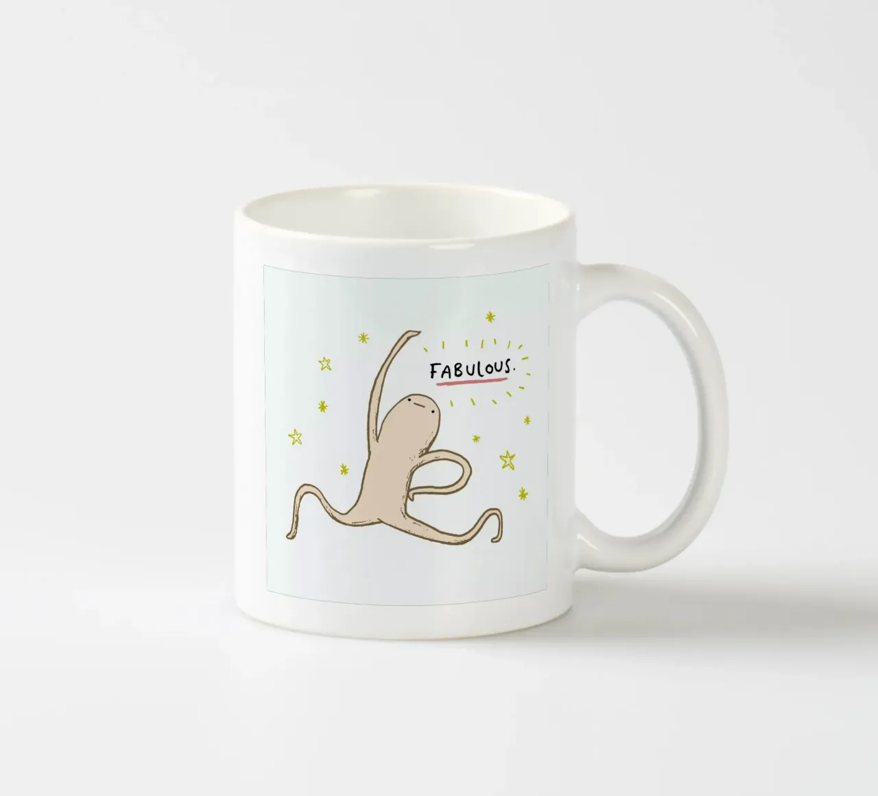 Honest Blob Fabulous Keramik Tasse von Sophie Corrigan