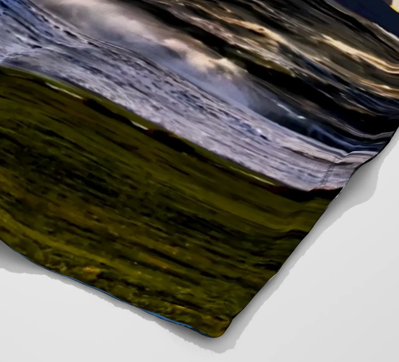 Sturm an der Nordsee coperta in pile da kosinsart.gallery