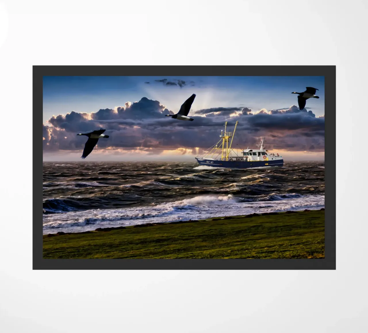 Sturm an der Nordsee zerbino da kosinsart.gallery
