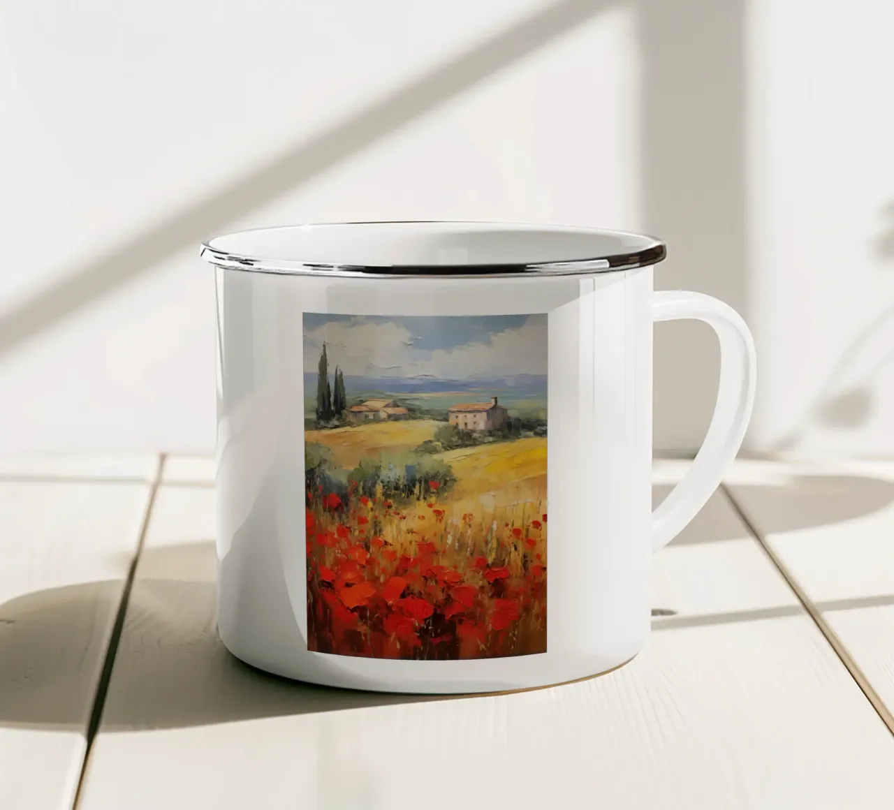 Toscane Italië tazza in smalto da Imagine