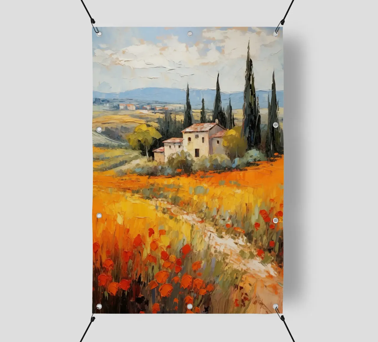 Toscane Italië telo in pvc da Imagine