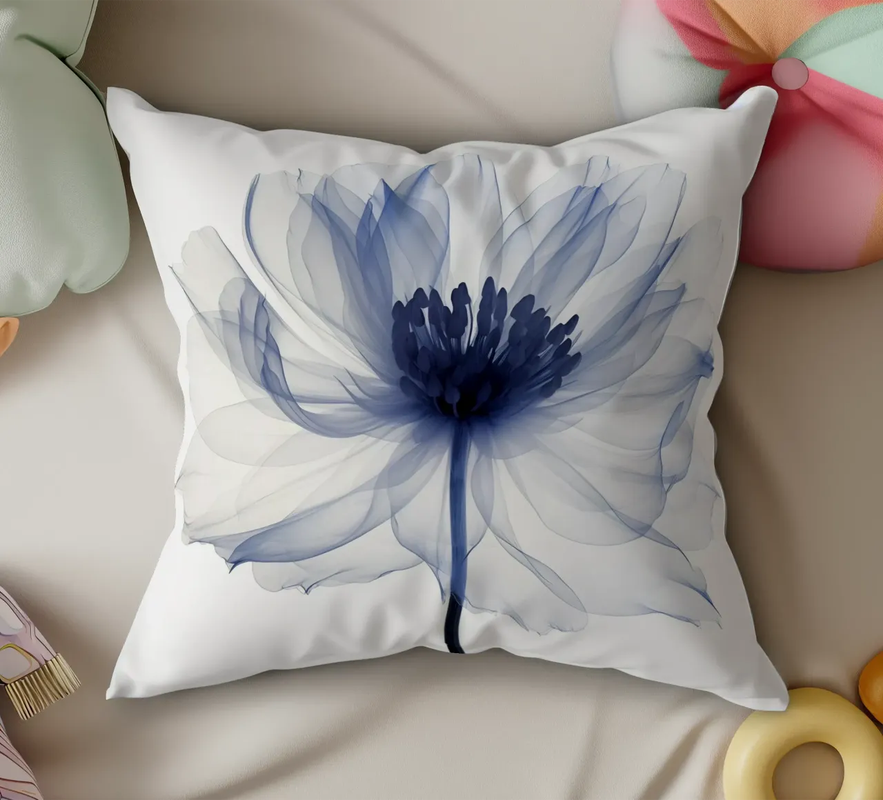 Fiore viola cuscino da Imagine
