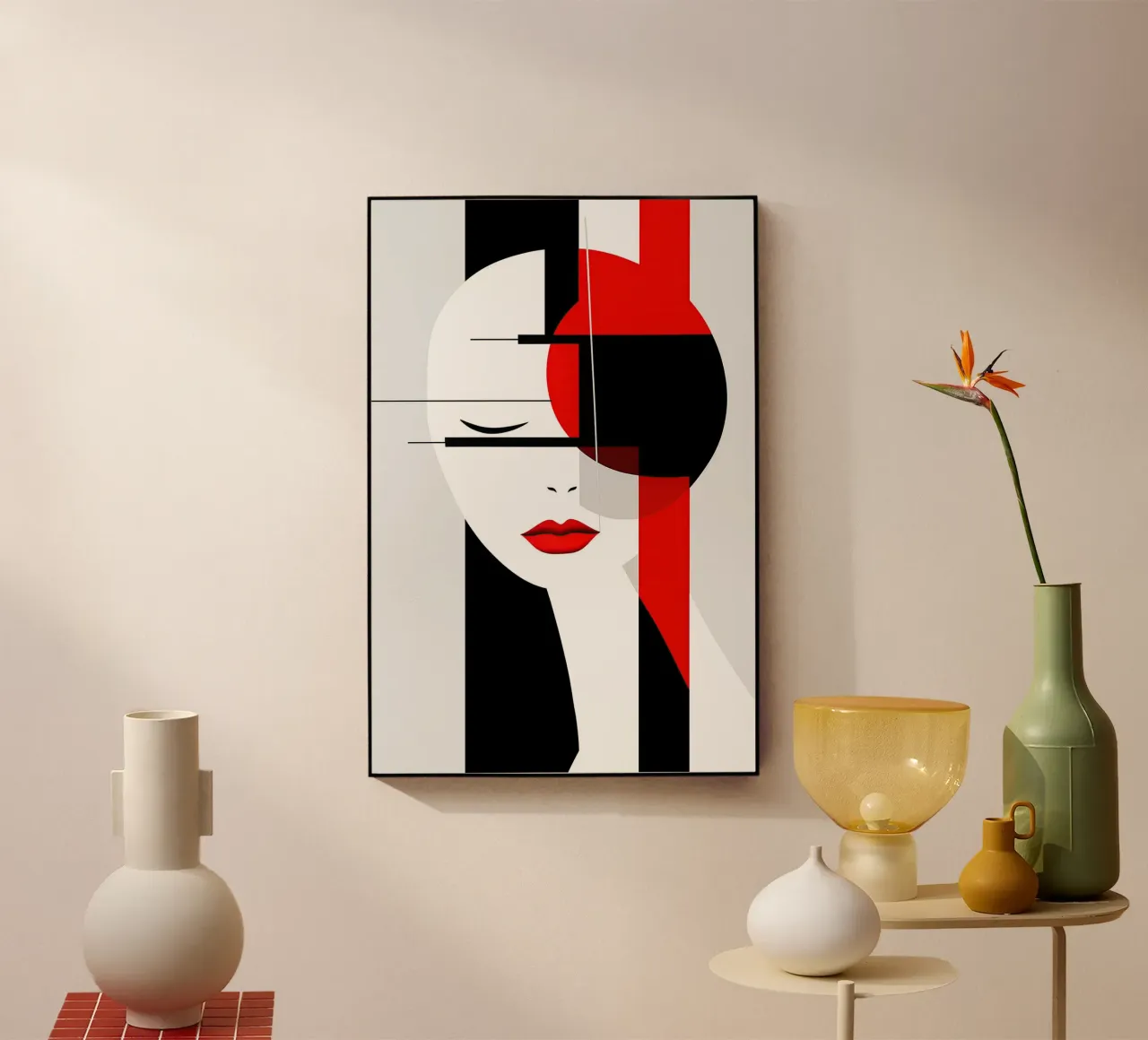 Femme abstraite plexiglas de Imagine