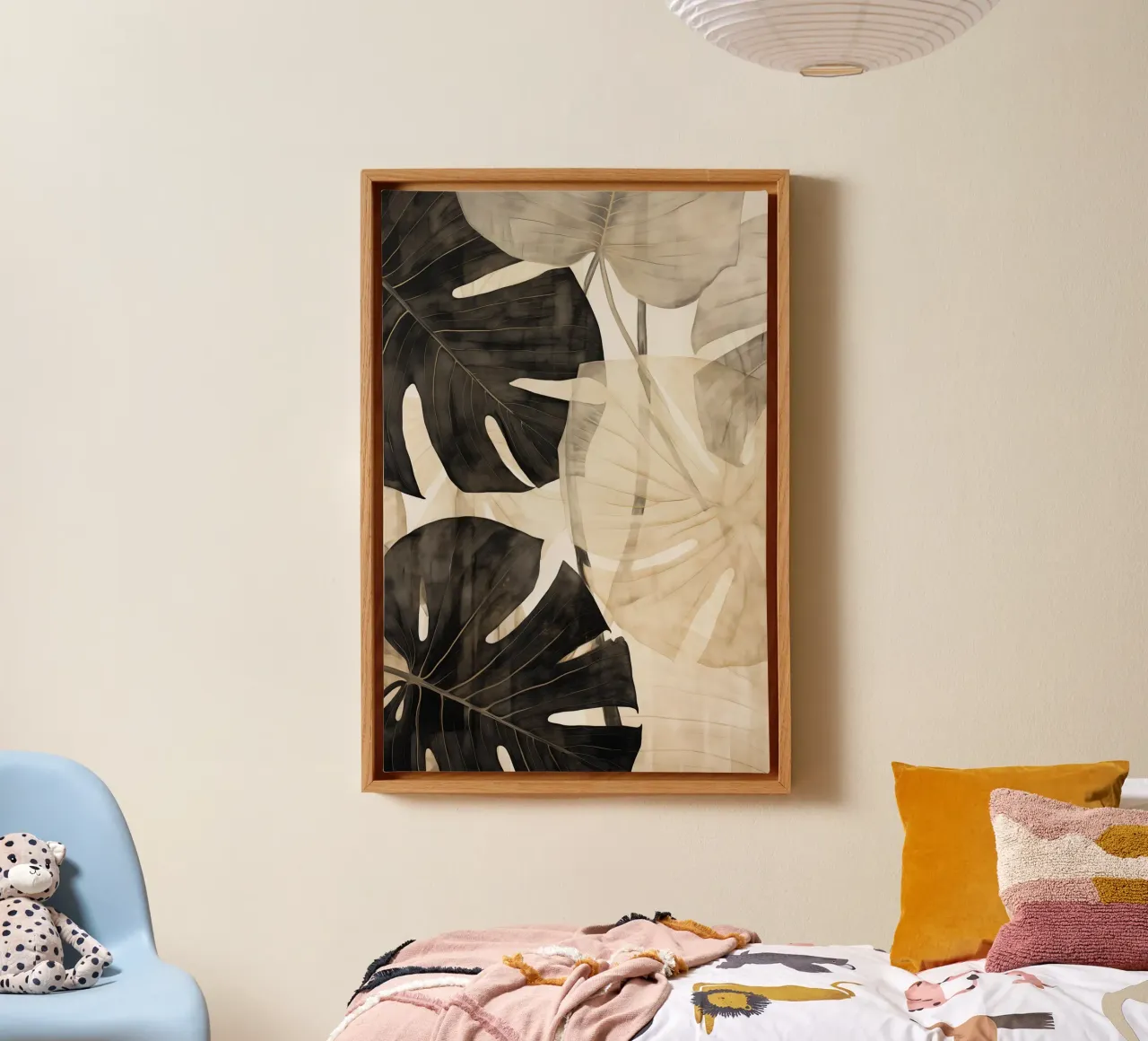 Monstera leaves canvas by Imagine