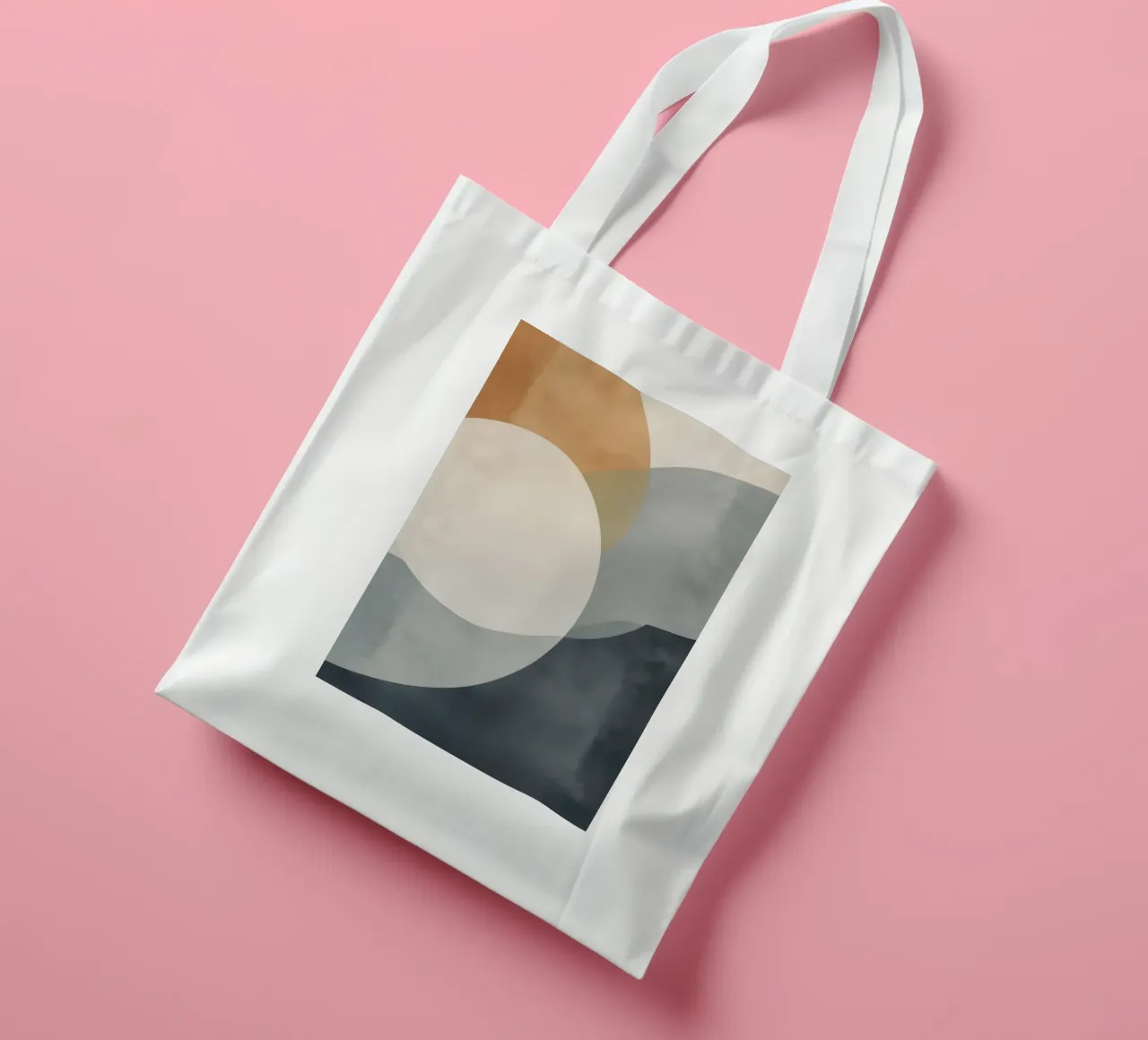 Forme astratte borsa in juta da Imagine
