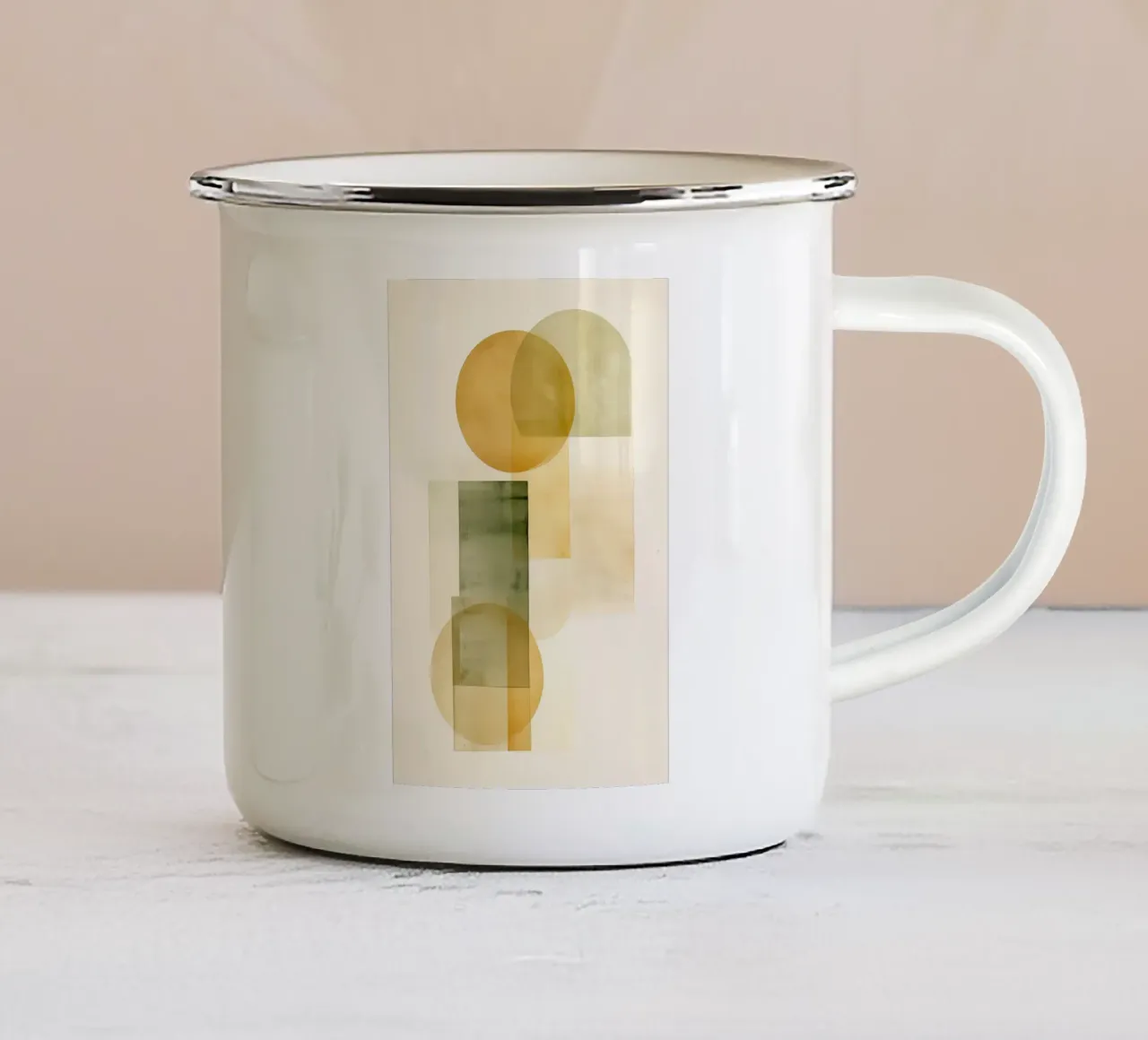 Astratto bohémien tazza in smalto da Imagine