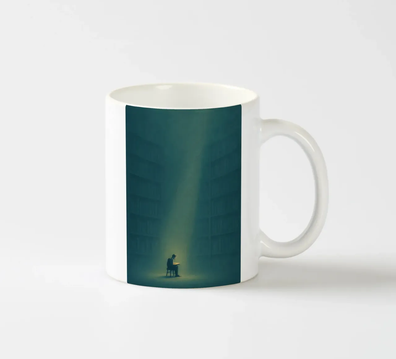 The Library's Whisper tazza in ceramica da Mosaic Dialogue