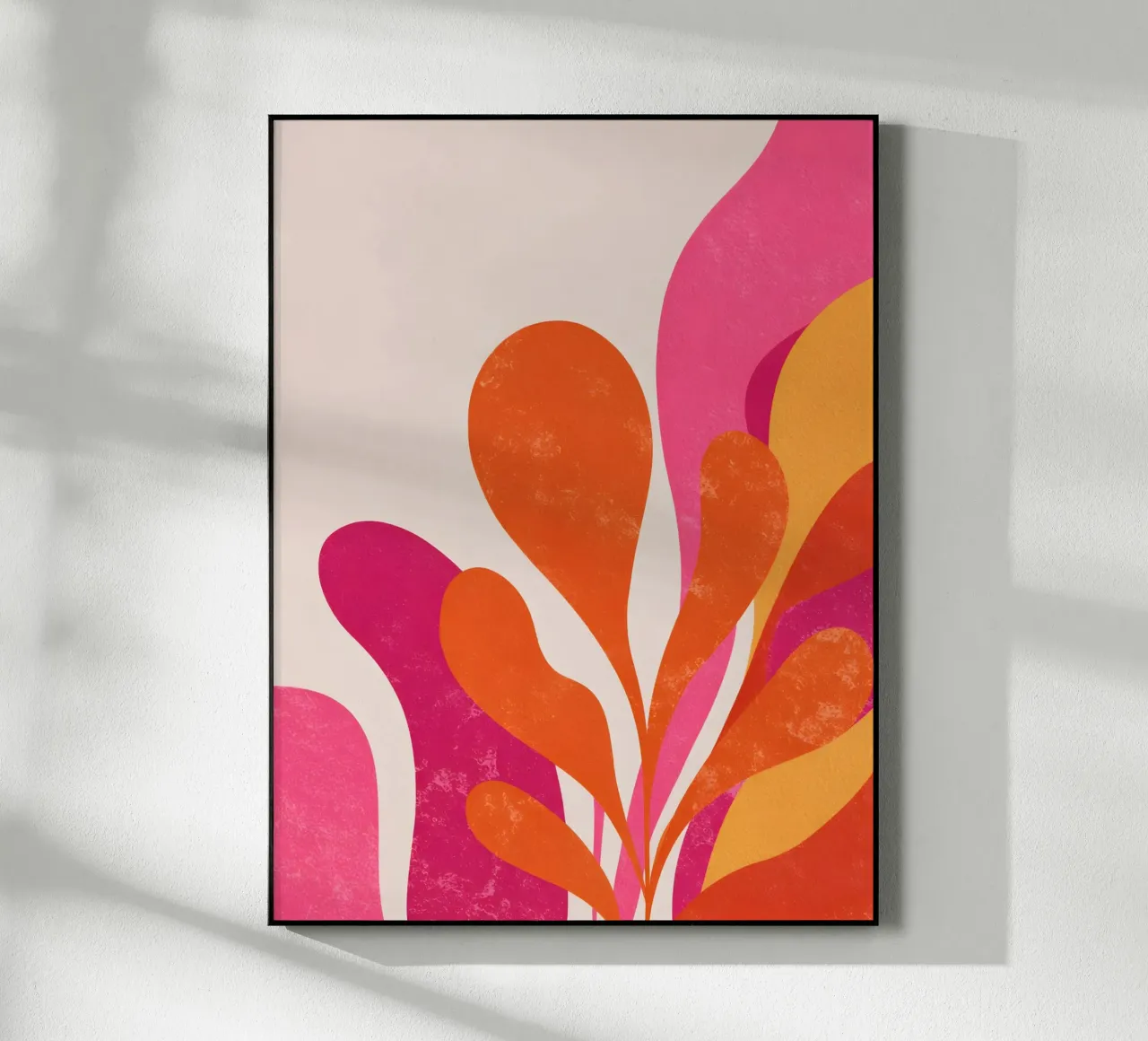 Pink and Orange Abstract plexiglass da Gypsy Galleria