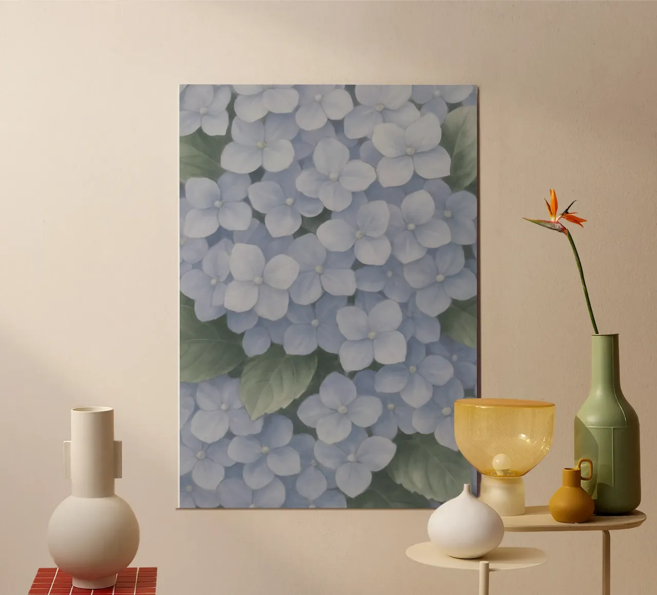 Hydrangea Hues alluminio dibond da Mosaic Dialogue
