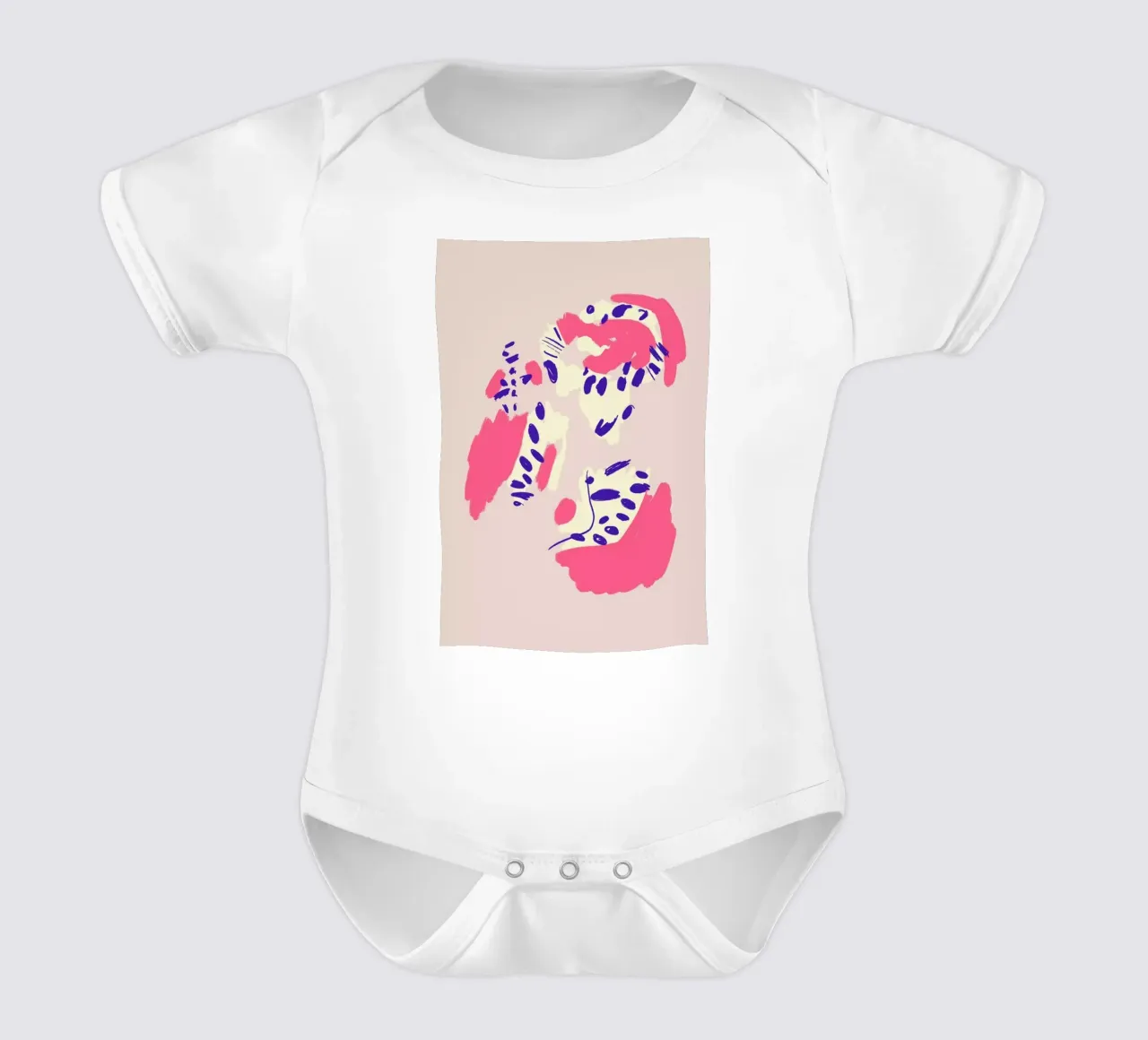 Neon Abstract body neonato maniche corte da Pure