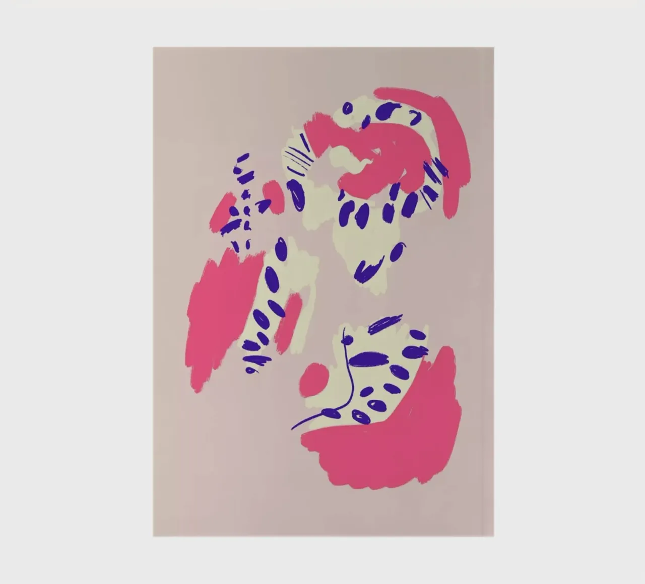 Neon Abstract notebook by Pure