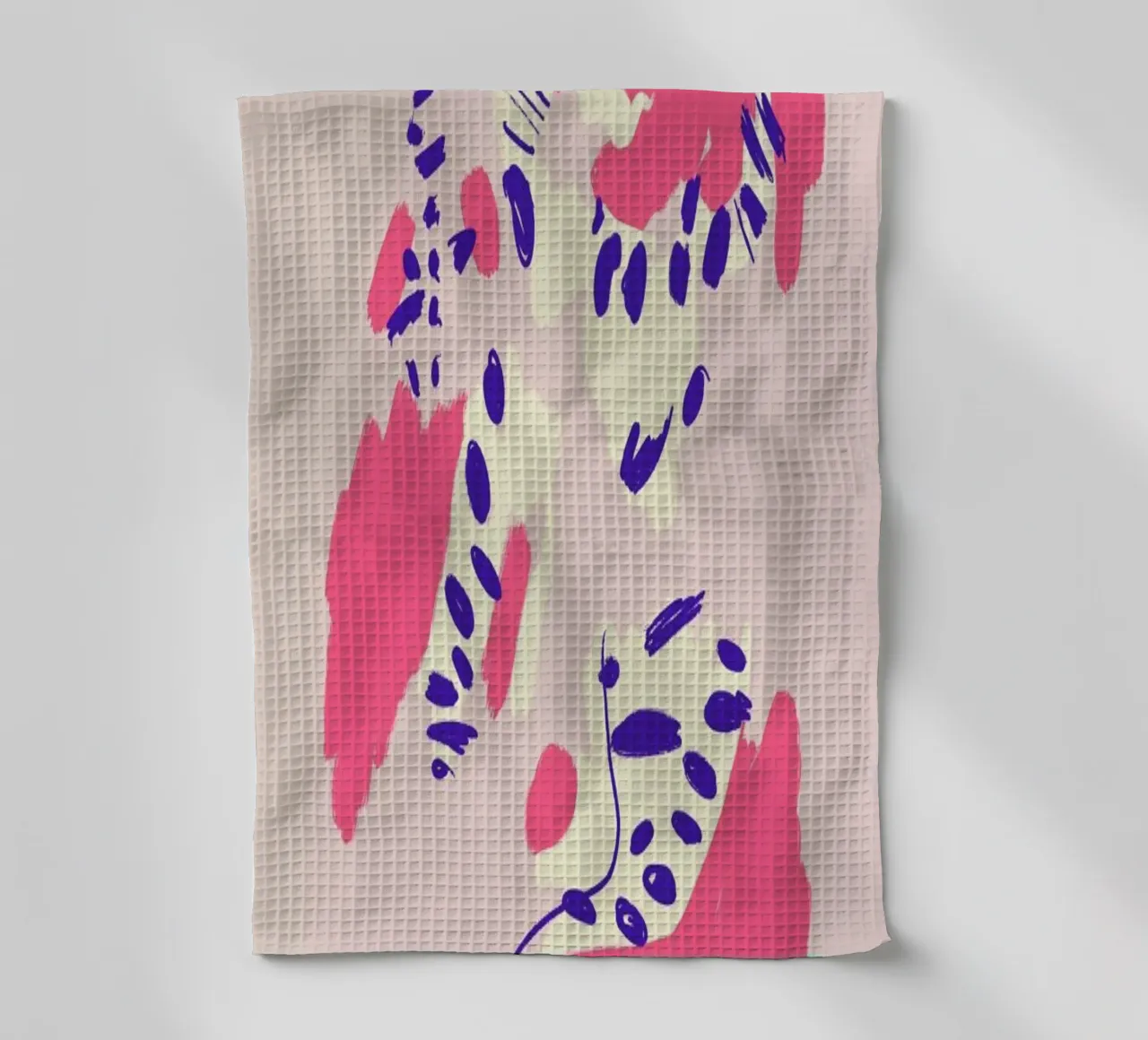 Neon Abstract Geschirrtuch von Pure