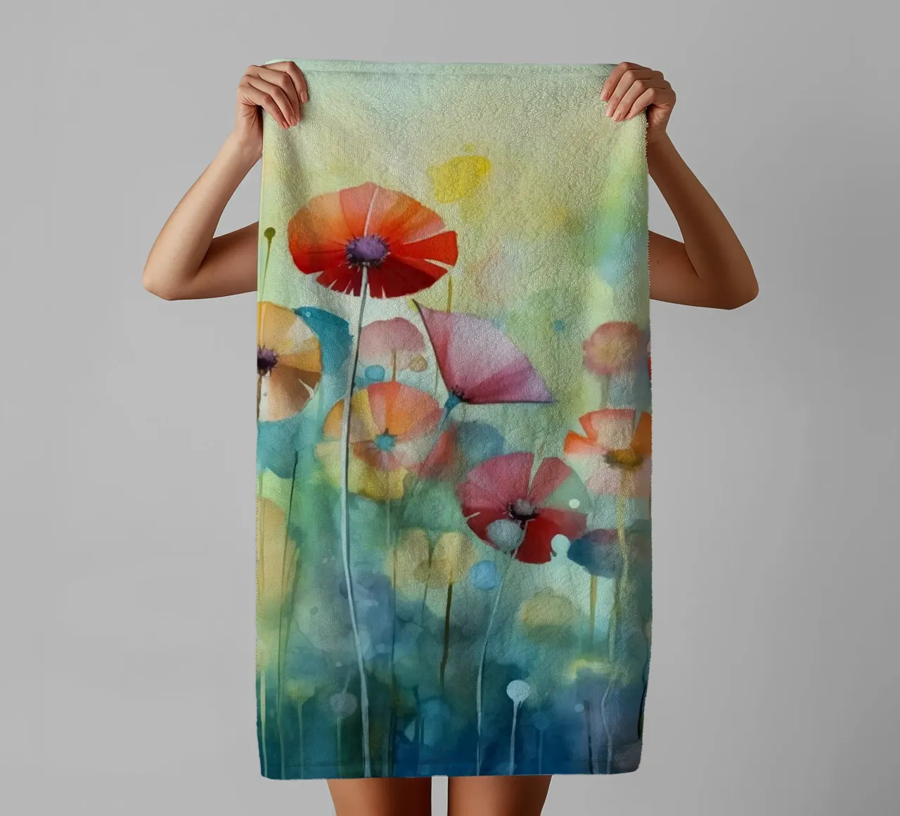 Summer flowers towel by Imagine