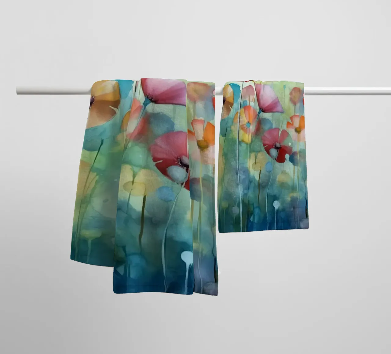 Summer flowers towel by Imagine