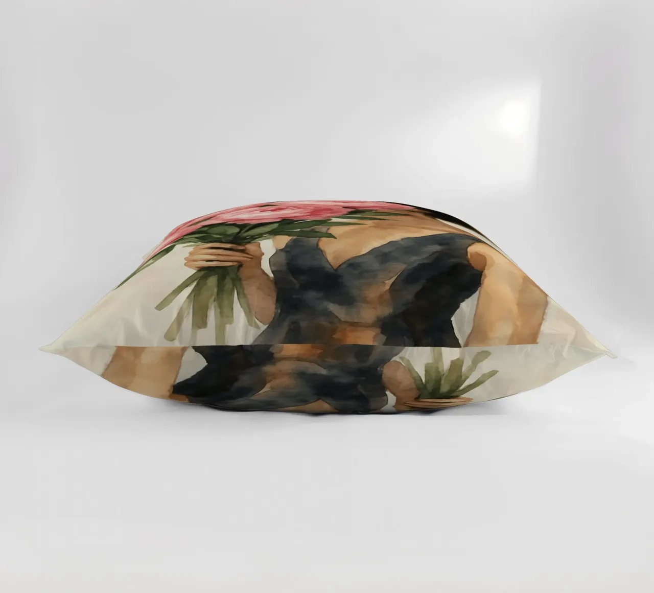 Elegant Petal Veil cuscino da Mosaic Dialogue