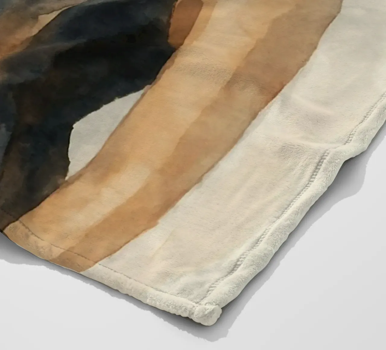 Elegant Petal Veil coperta in pile da Mosaic Dialogue