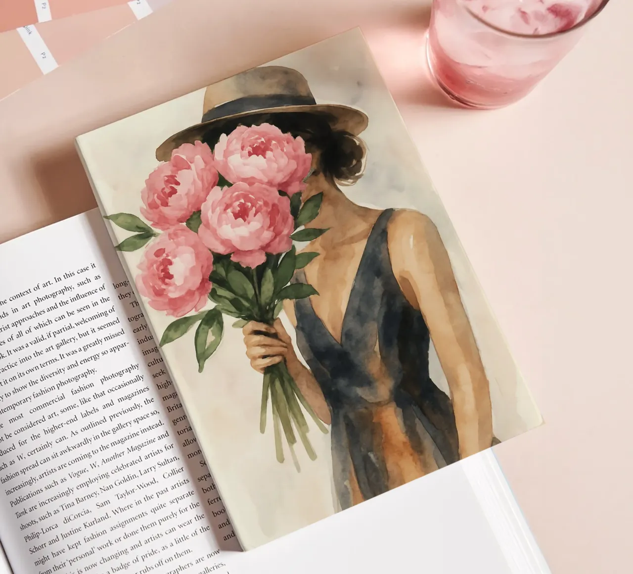 Elegant Petal Veil notebook by Mosaic Dialogue