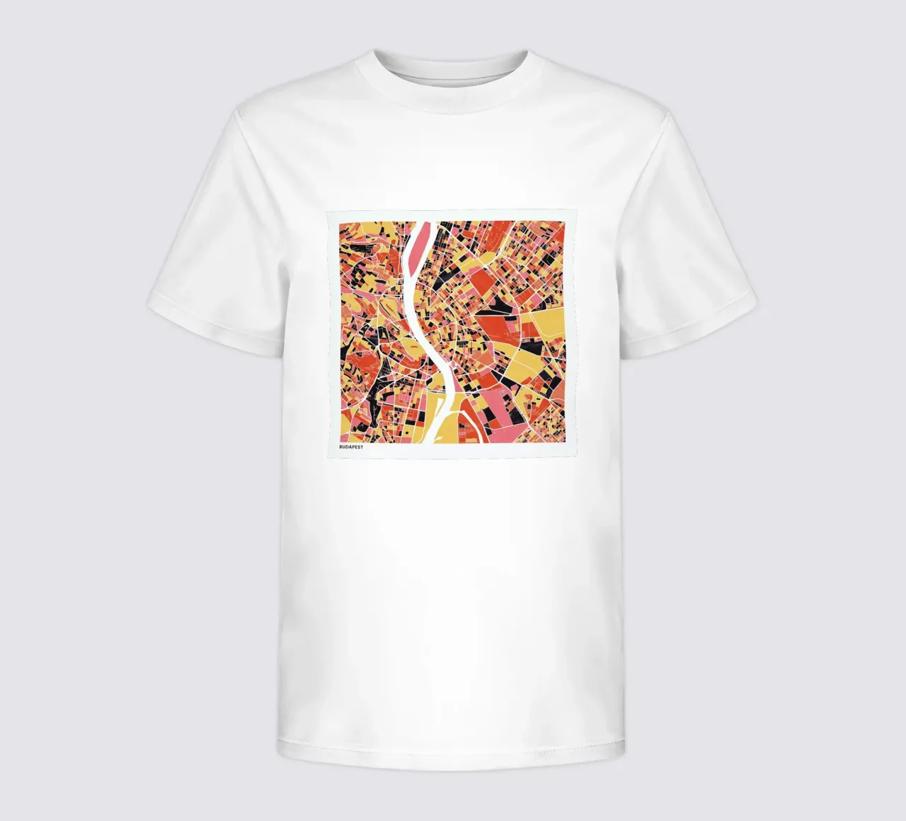 Budapest II kids t-shirt by The Cartography Collection