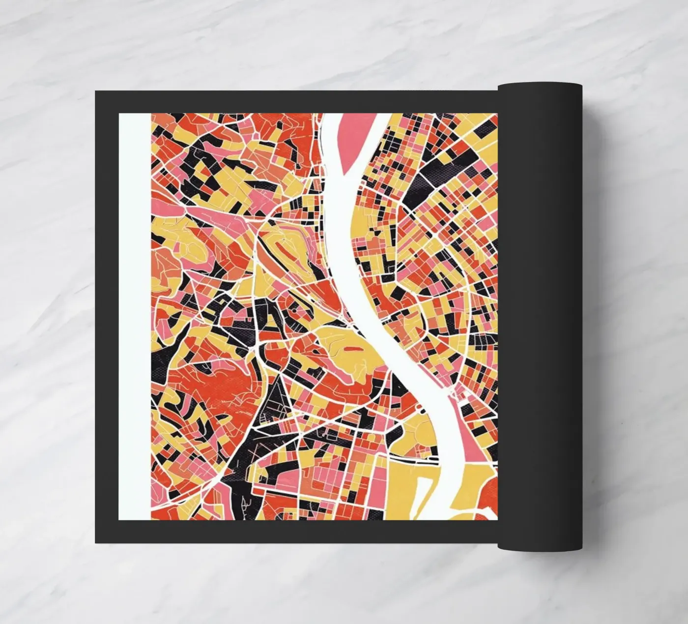 Budapest II zerbino da The Cartography Collection