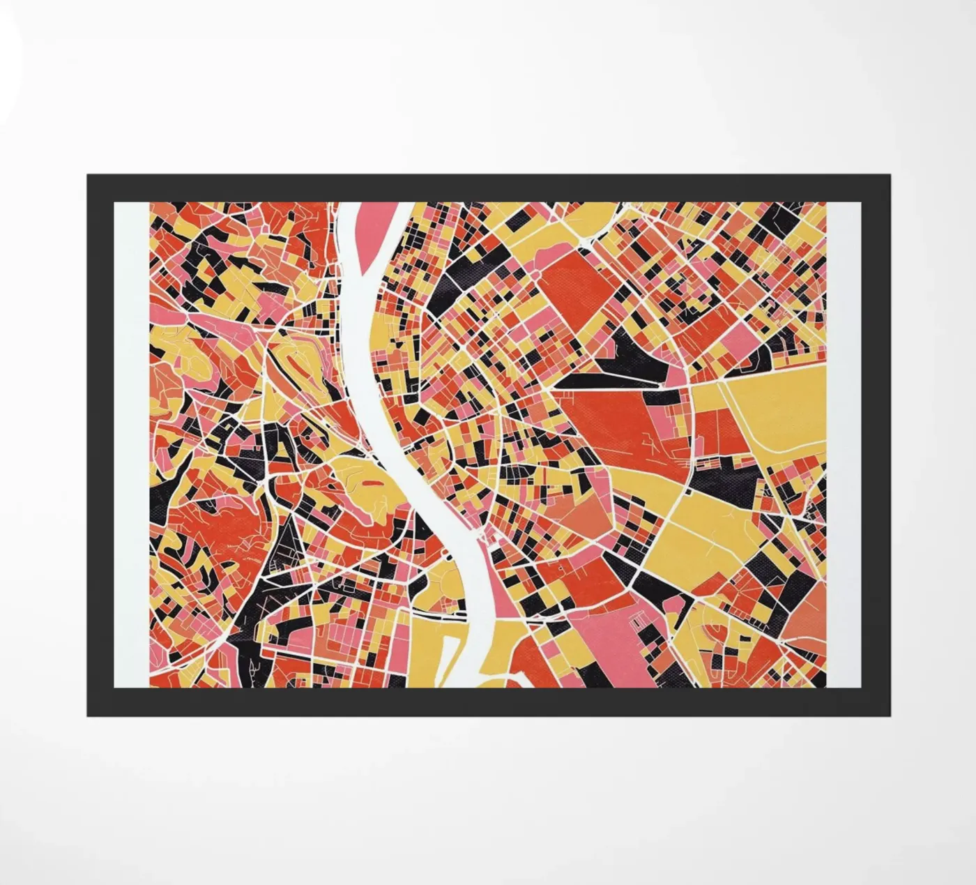 Budapest II zerbino da The Cartography Collection