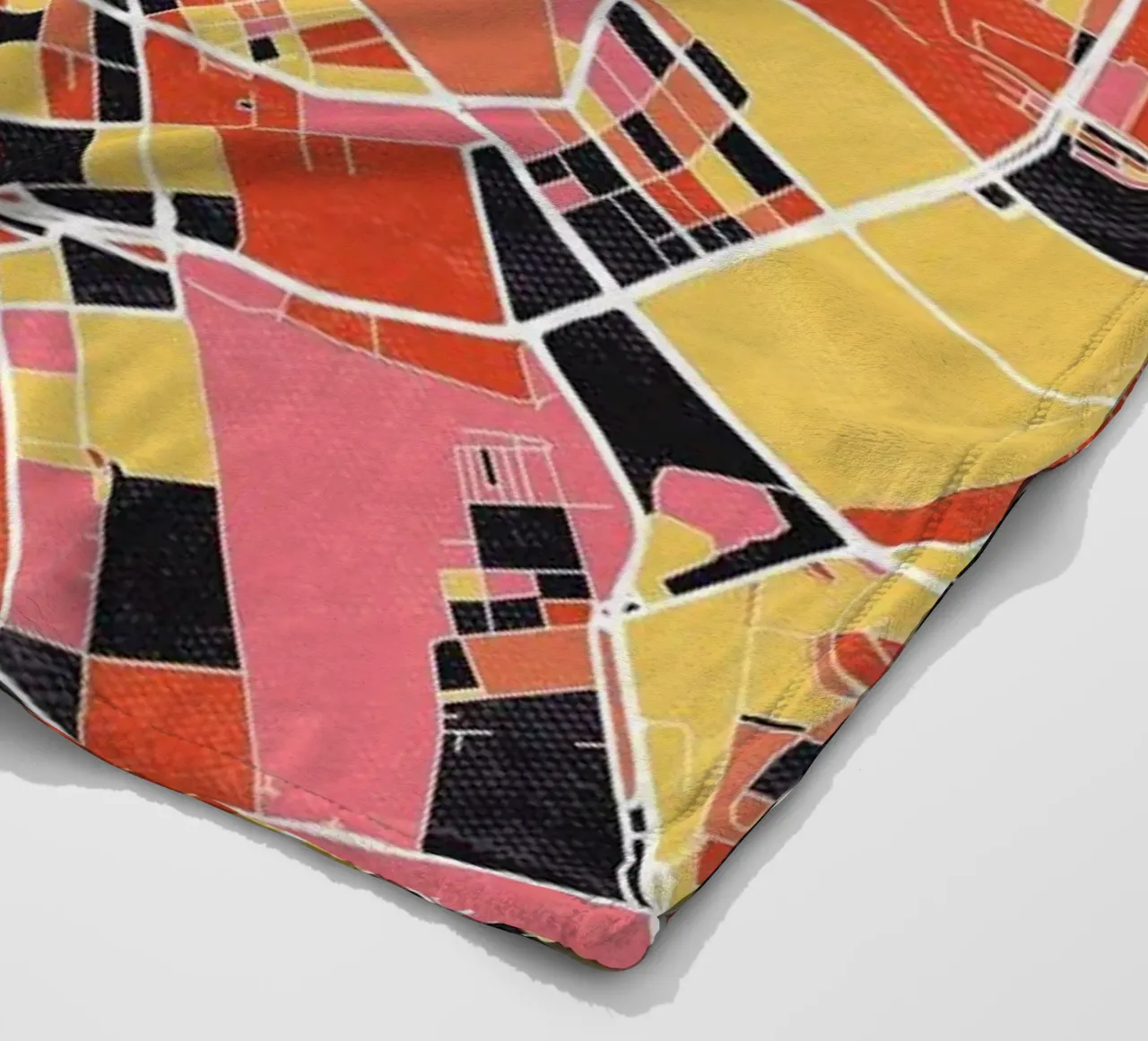 Budapest II fleece blanket by The Cartography Collection