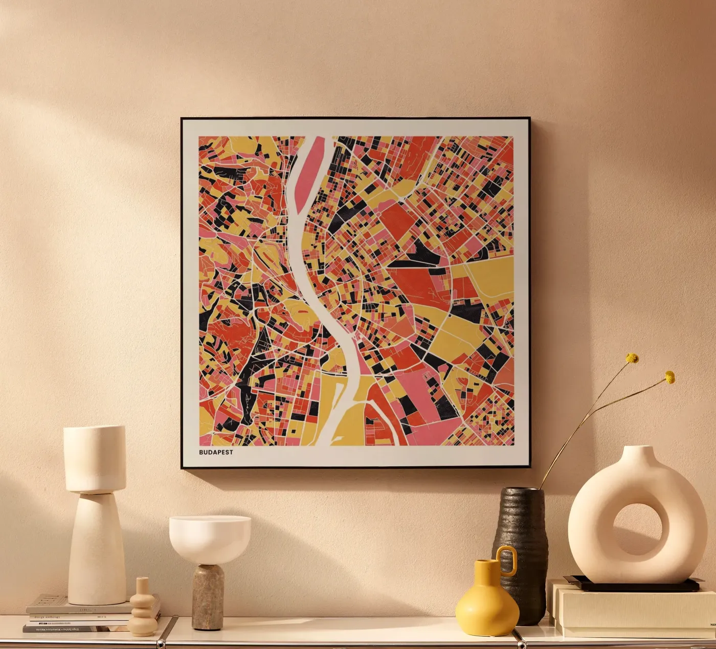 Budapest II Acryl-Glas von The Cartography Collection