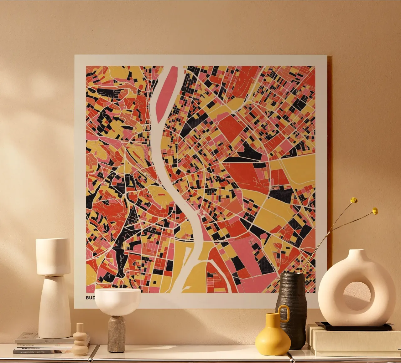 Budapest II plexiglass da The Cartography Collection