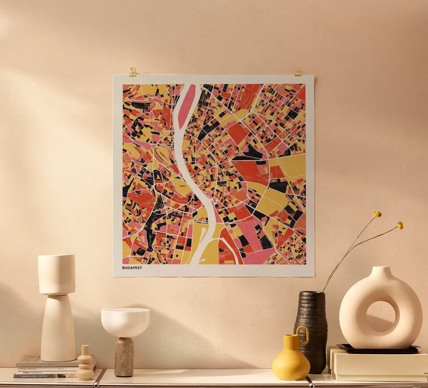 Budapest II poster da The Cartography Collection