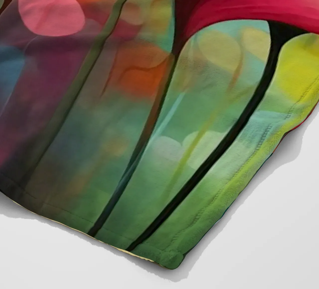 Fiori surreali coperta in pile da Imagine