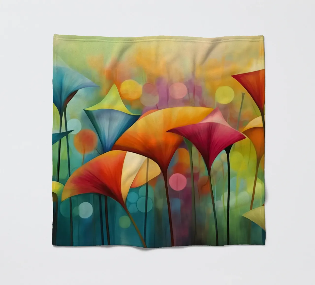 Fiori surreali coperta in pile da Imagine