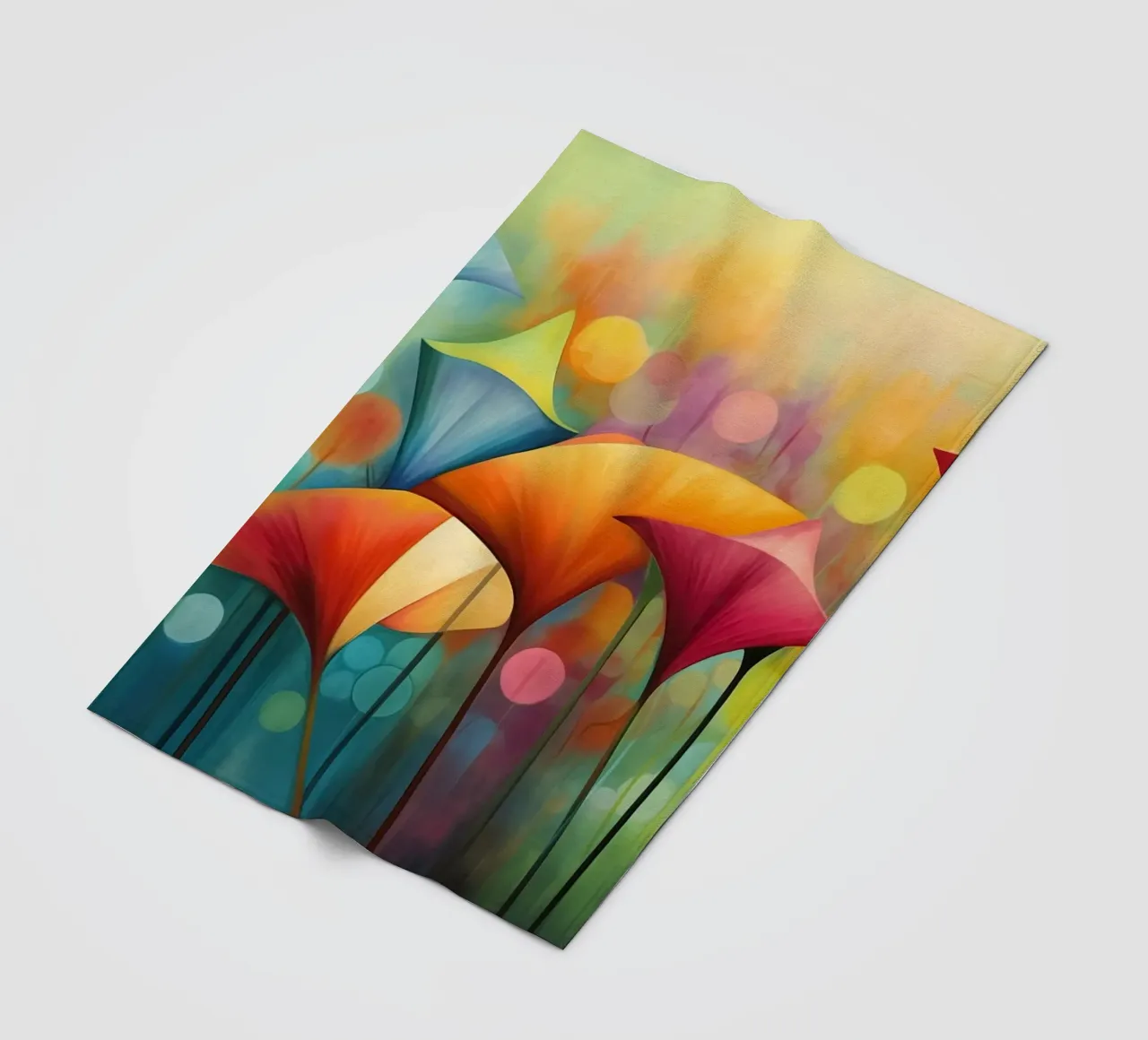 Fiori surreali coperta in pile da Imagine