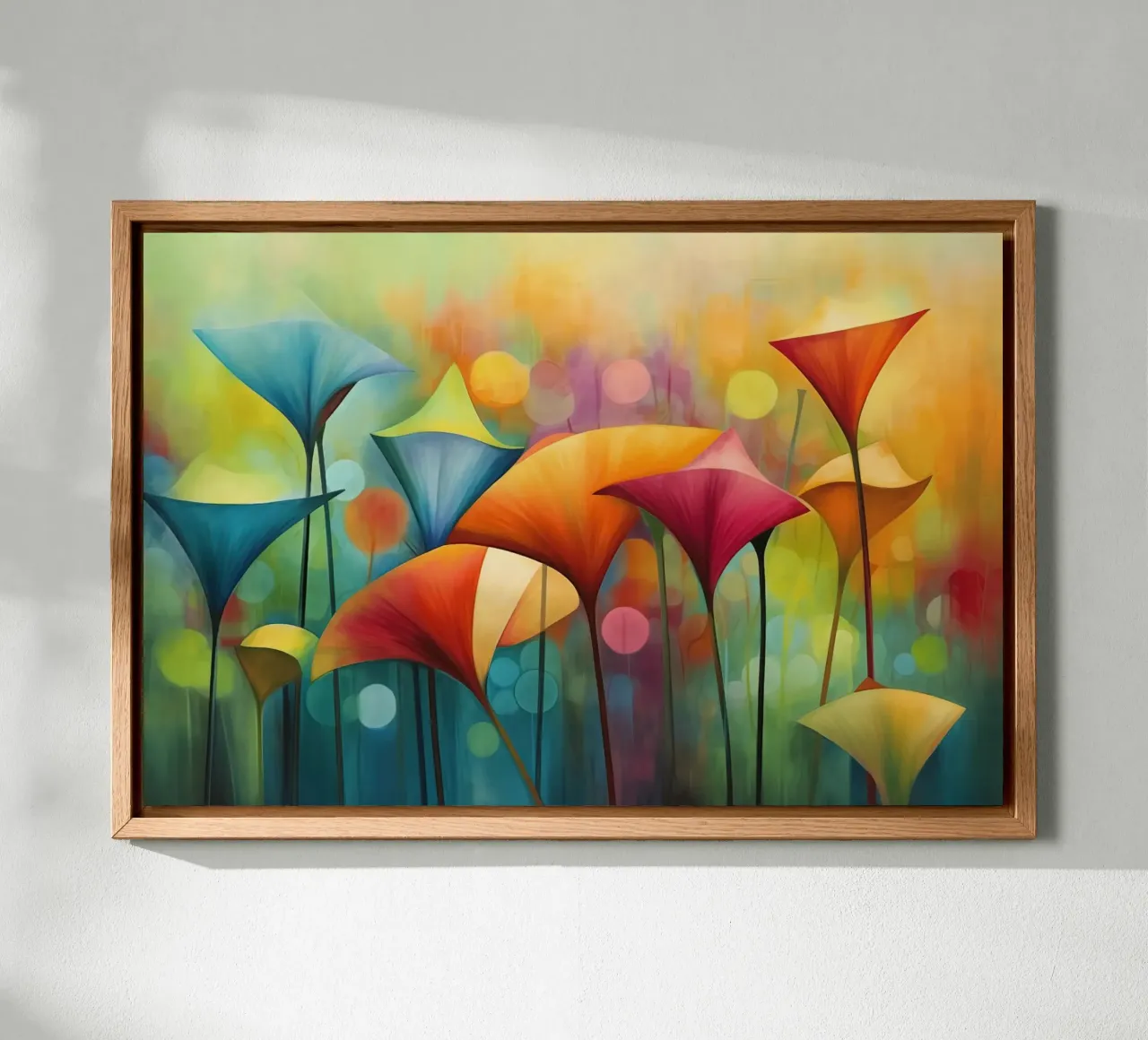 Fiori surreali alluminio dibond da Imagine