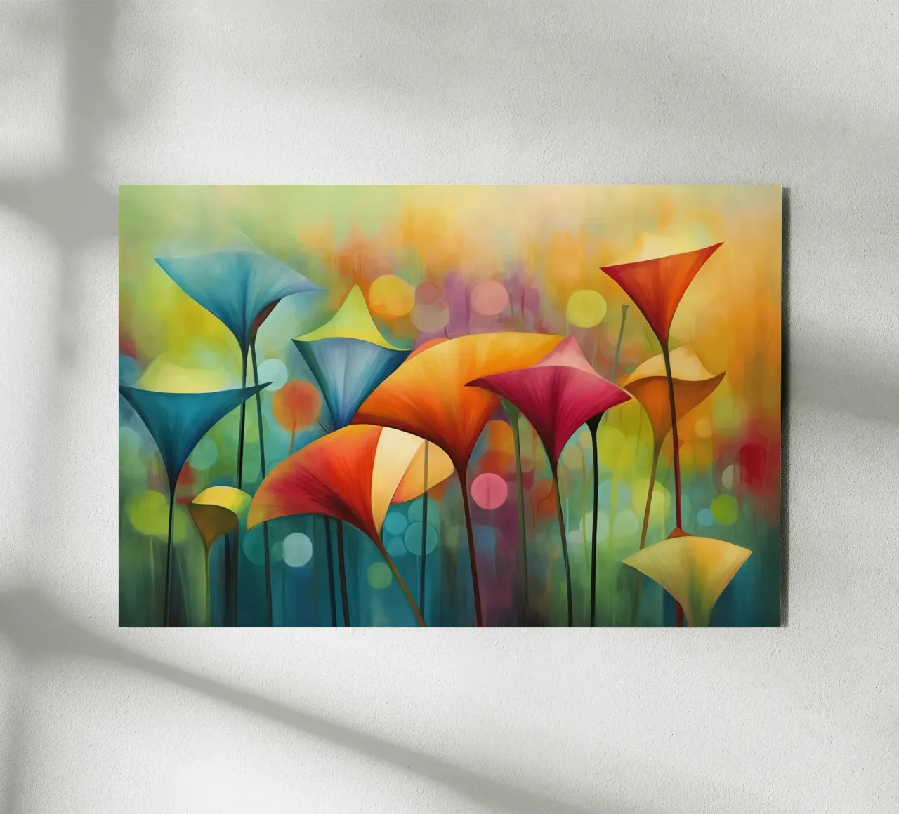 Fiori surreali alluminio dibond da Imagine